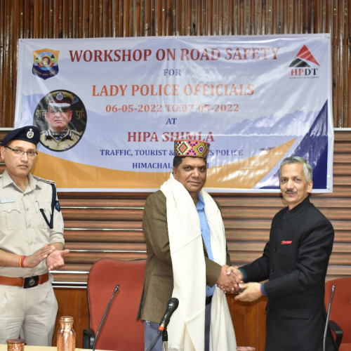 workshop on Road Safety for Lady police